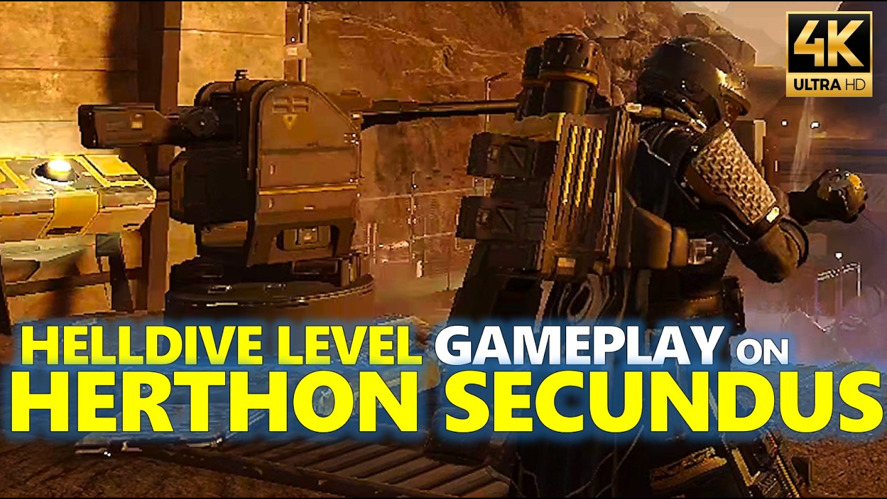 Helldivers 2 Vid103: Spartan X-divers jumping feet first into hell at Helldive Level difficulty