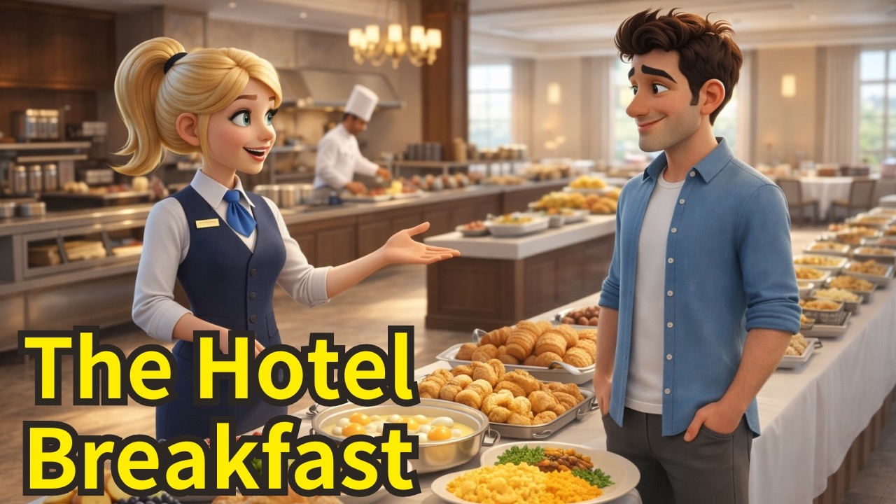 Hotel Breakfast Vocabulary - Slow and Easy English For Beginners
