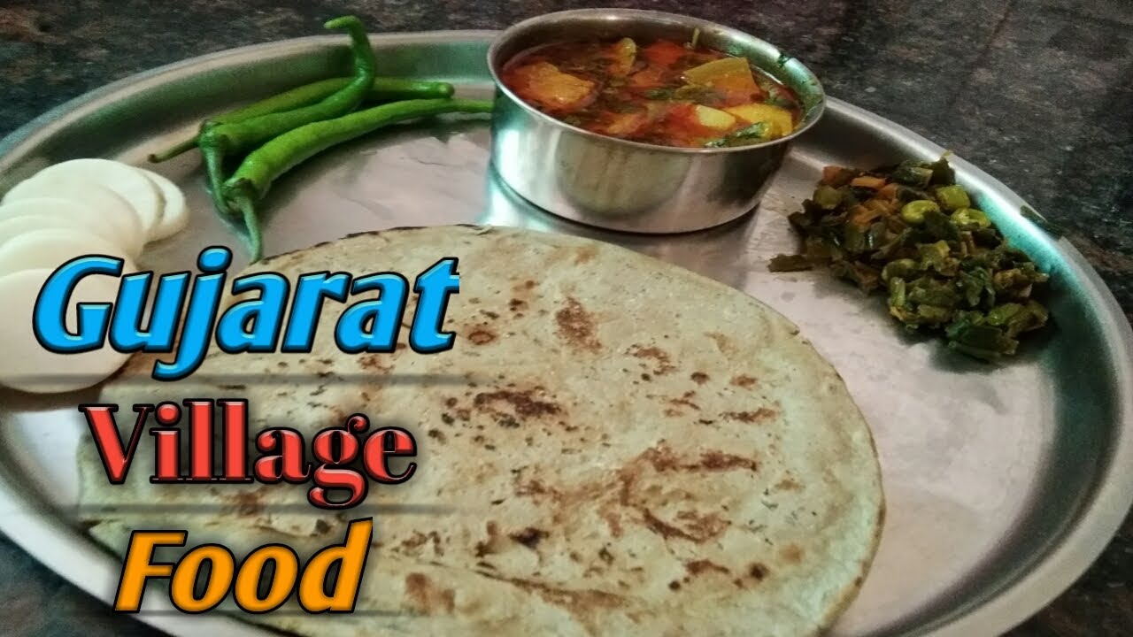 Village traditional food, Gujarat | India.