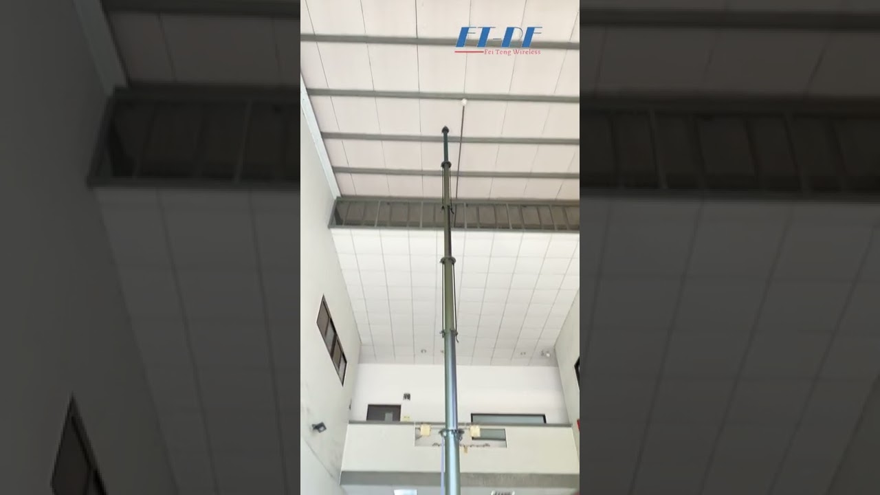 Antenna Mast with gearbox control