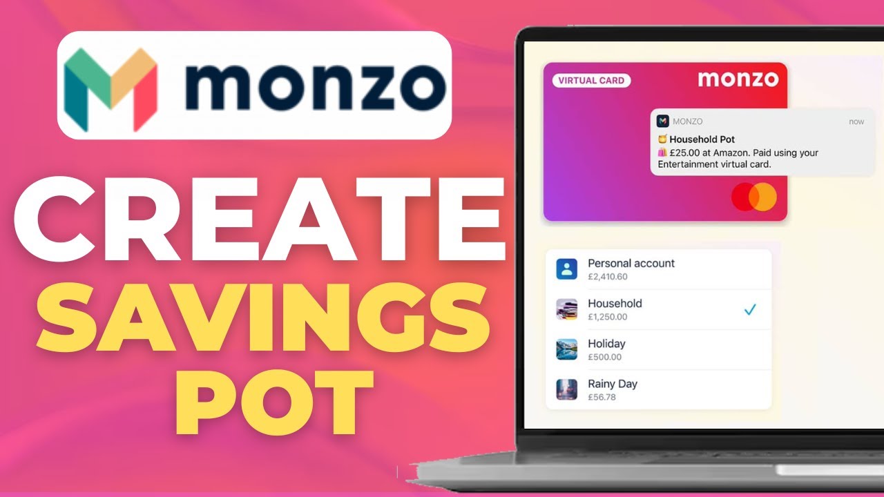 Как создать сберегательный счет в Monzo Как добавить сберегательный счет в Monzo