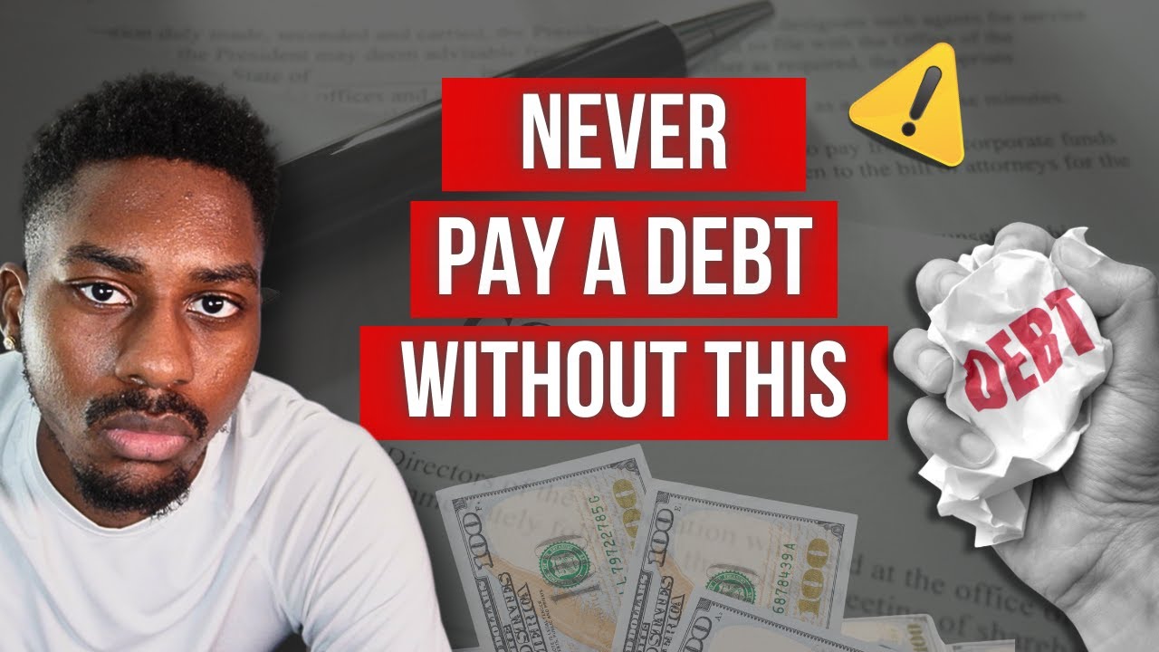 never pay a debt collector until you do this
