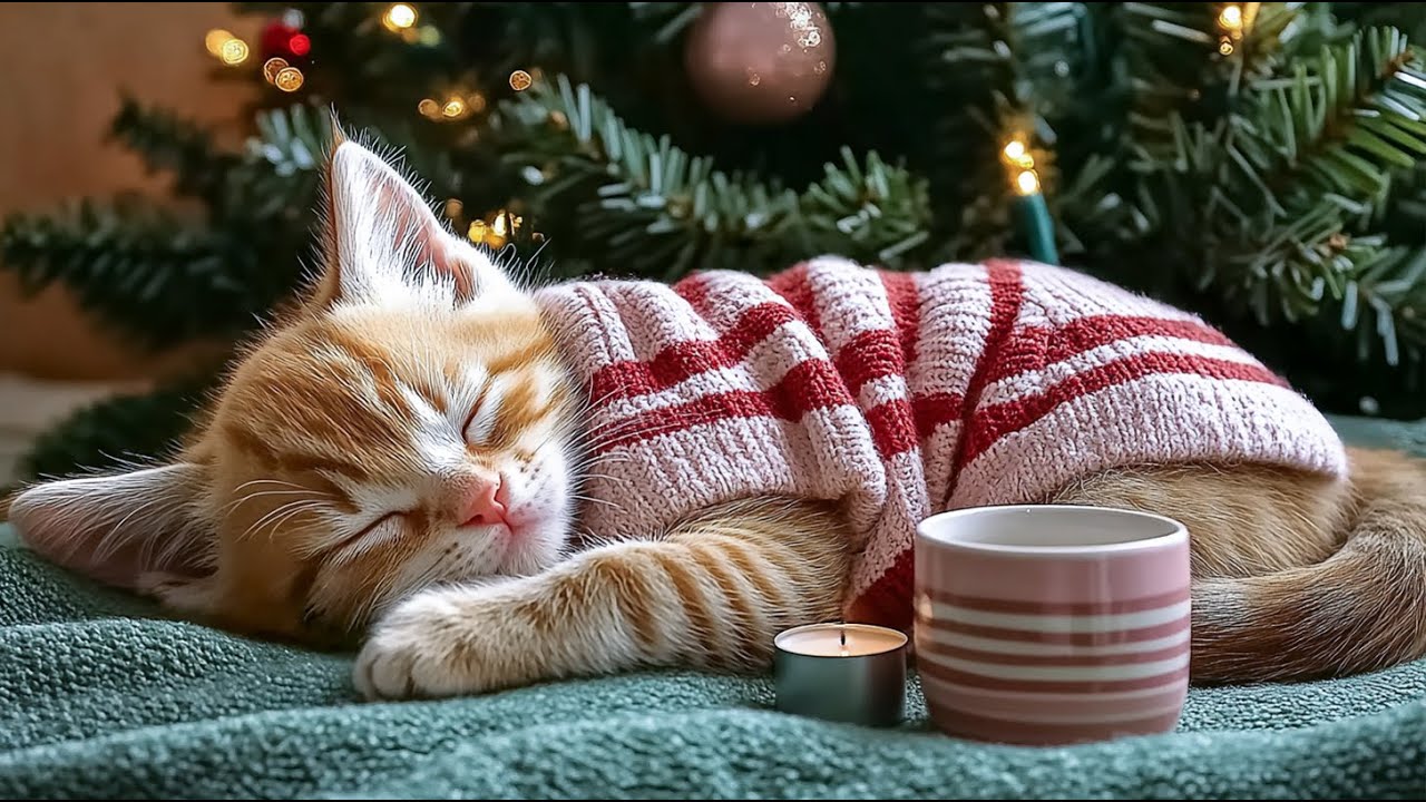 12 Hours Of Relaxing Music for Cats 🐱 Calming Sounds to Keep Your Kitty Happy and Sleep Peacefully