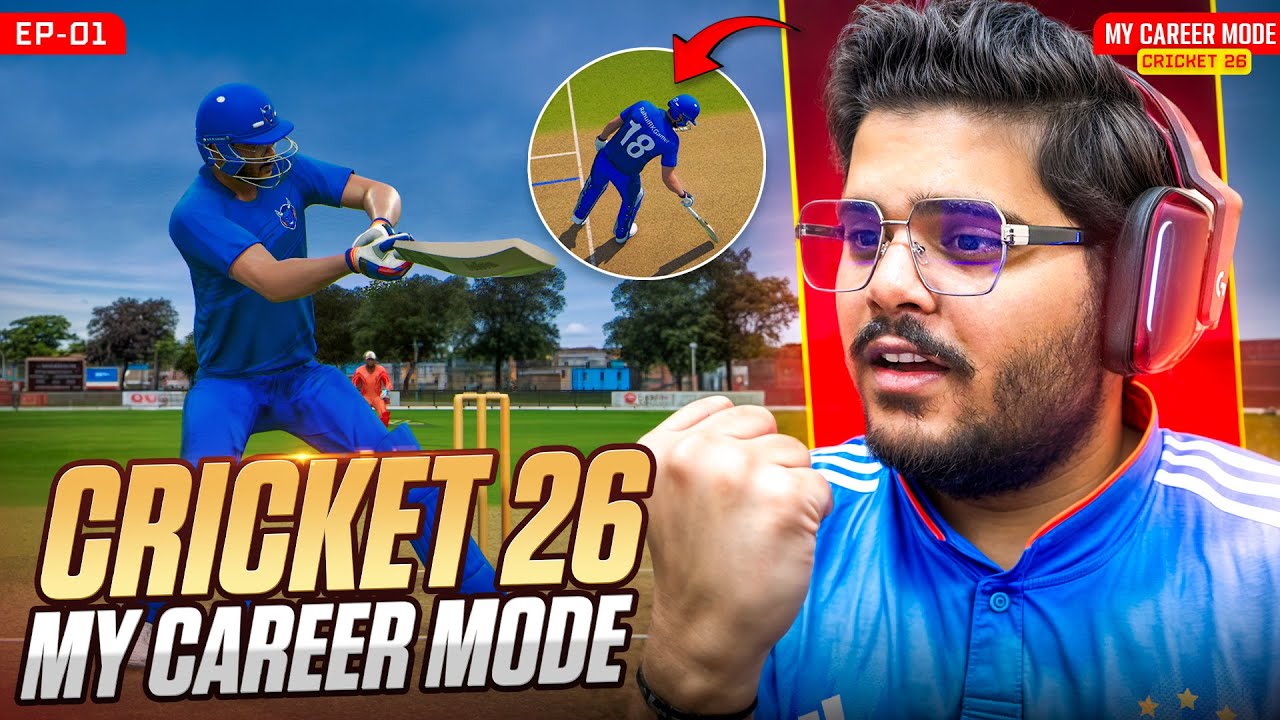 #1 Cricket 26 My Career Mode | Debut Match, Rain Interruption and Much More | The Start of an Era!