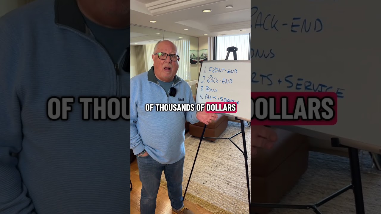 How car dealerships make money explainer video from a former dealer