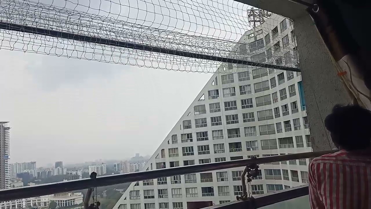 Collapsible Pigeon net installation in Pune 9325844441