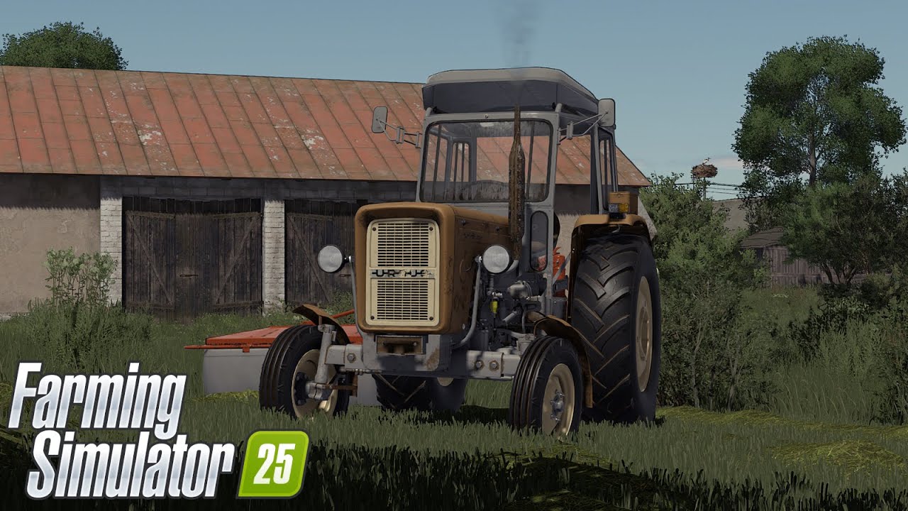 URSUS C-360 - Polska moc w Farming Simulator 25 😍 Popowo - pierwsze sianokosy i mała przerwa od żniw