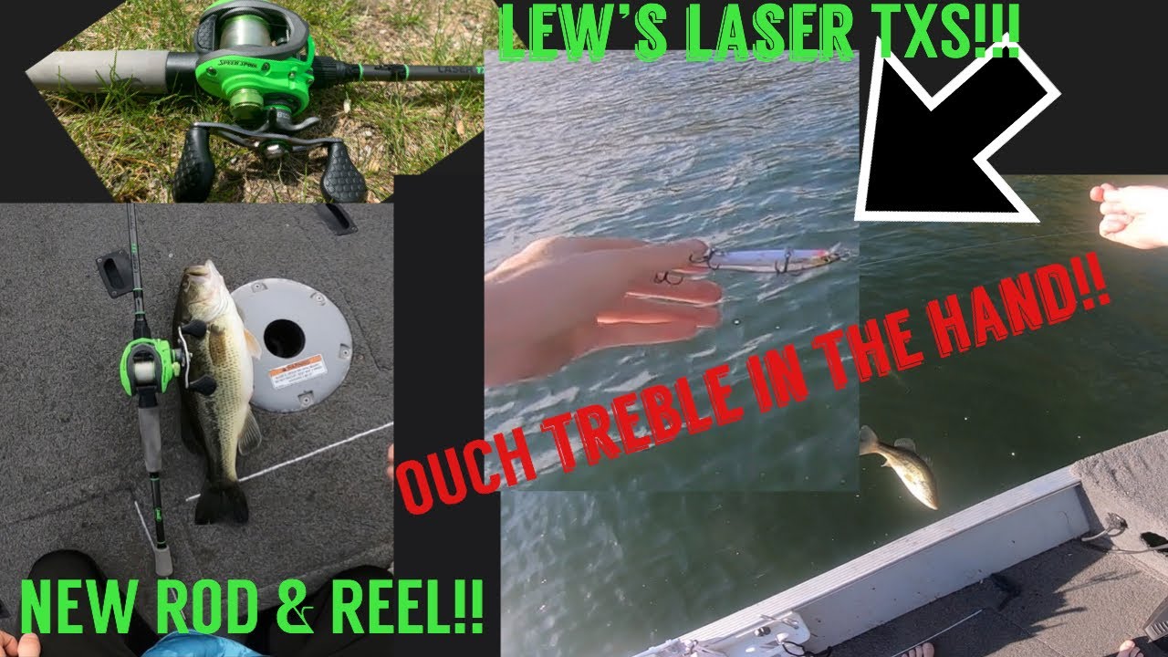 New Rod And Reel!! $120 Baitcaster Combo (Lews Laser TXS)