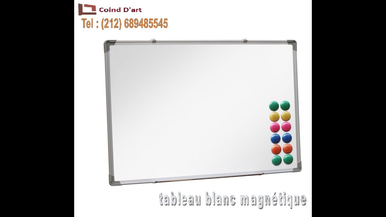 Tableau blanc magnétique Meknès