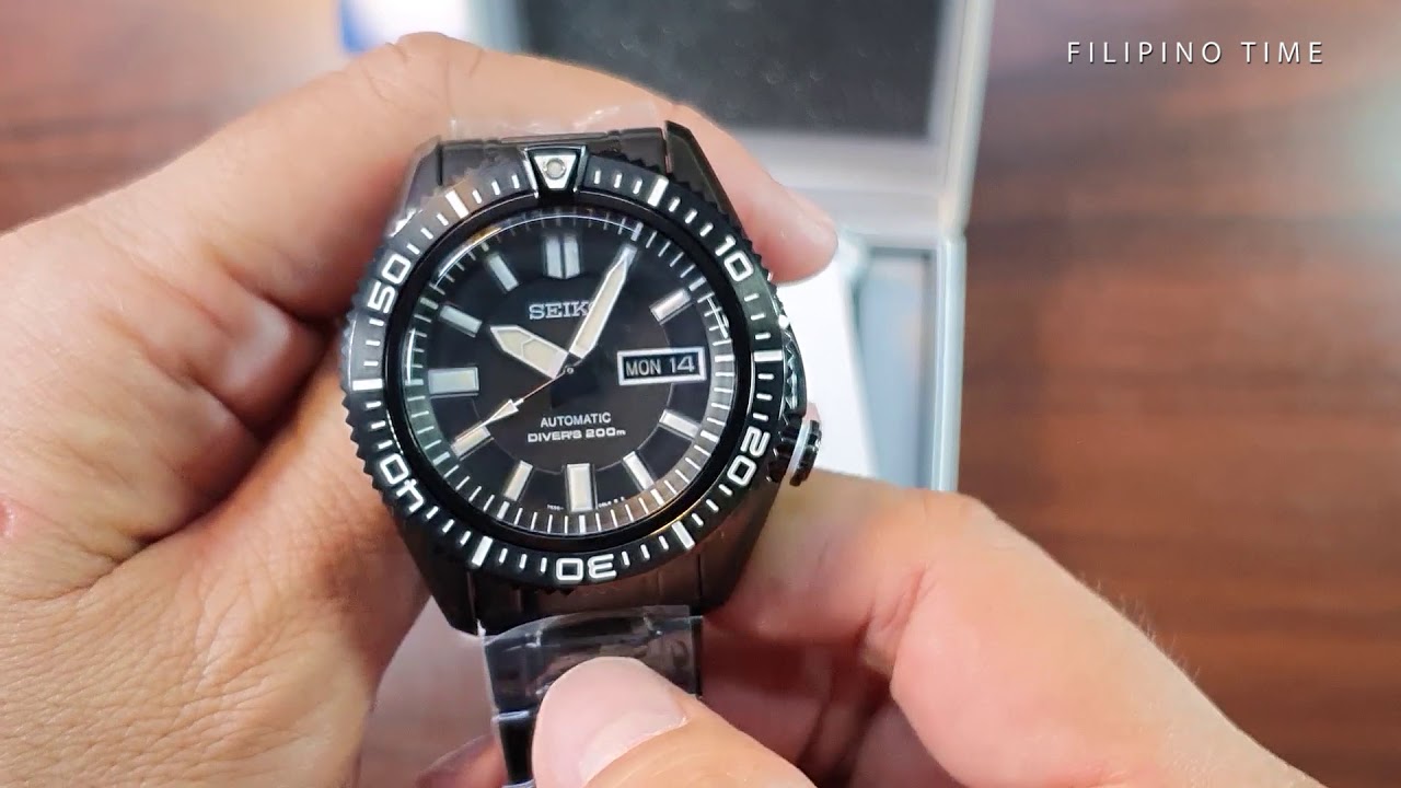 Unboxing: Seiko Stargate Black PVD Ion Plated SKZ329K1