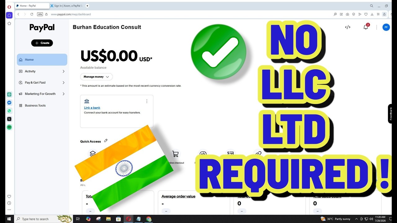 How to Create a PayPal Account in India (2026) | PayPal Account Setup in India | Full Tutorial 2026