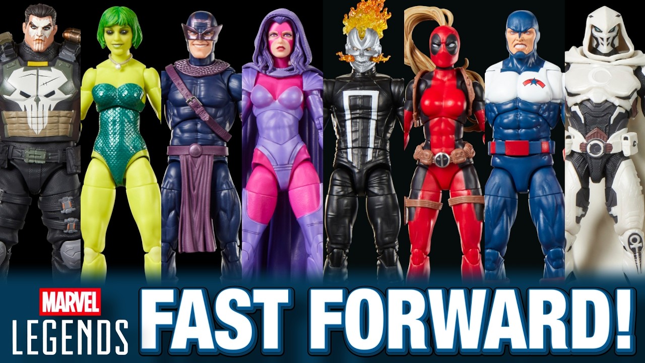 Вперед! Фан-стрим Marvel Legends, апрель 2026 года. Люди Икс, Человек-паук, соперники Alpha Fligh...