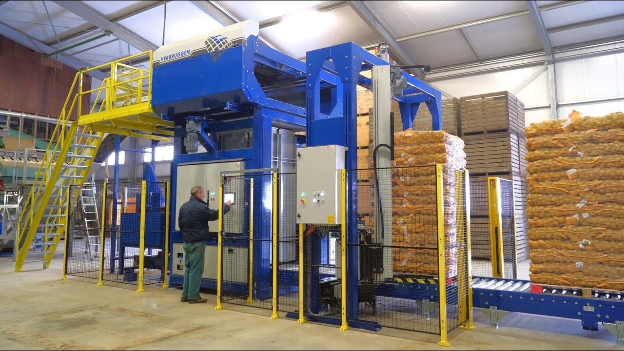 Sistemi di pallettizzazione per sacchi di patate