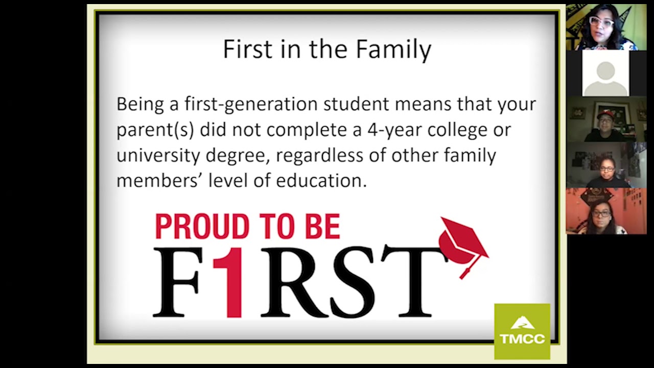 First in the Family to Attend College