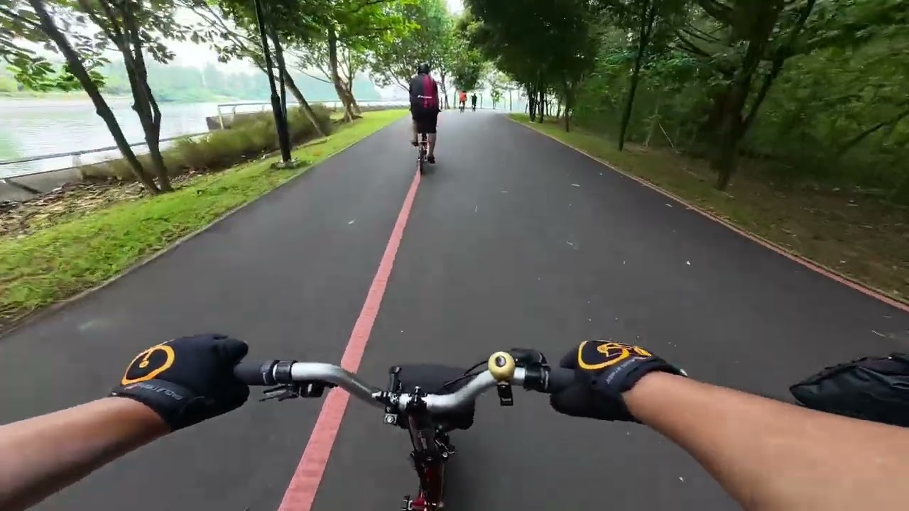 Morning Adventure: Cycling  through Singapore Seletar Airport via  Lorong Halus #Red Bridge.SG