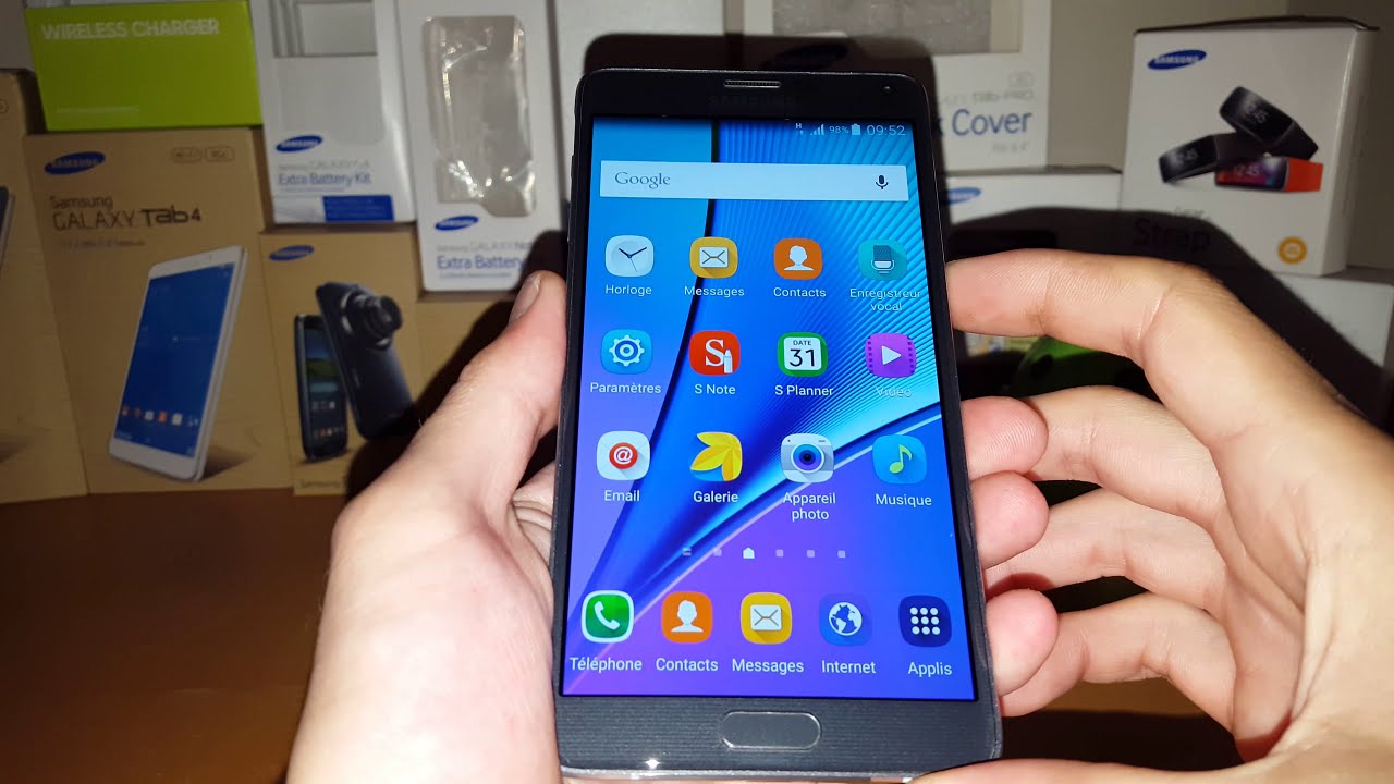 Galaxy Note 4 (5.0.1) Note 5 / S6 E+ th&egrave;me (4K)