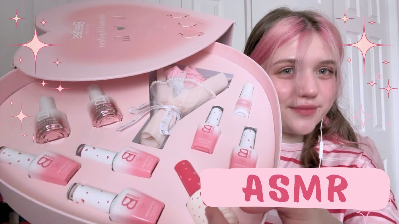 ASMR Valentine’s Day Nails 💅 Soft & Relaxing 