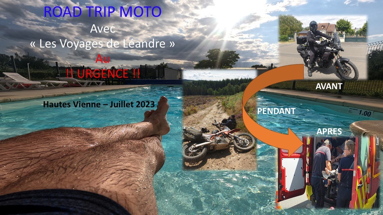 Bivouac avec Léandre au Urgence   Road trip moto   Haute Vienne