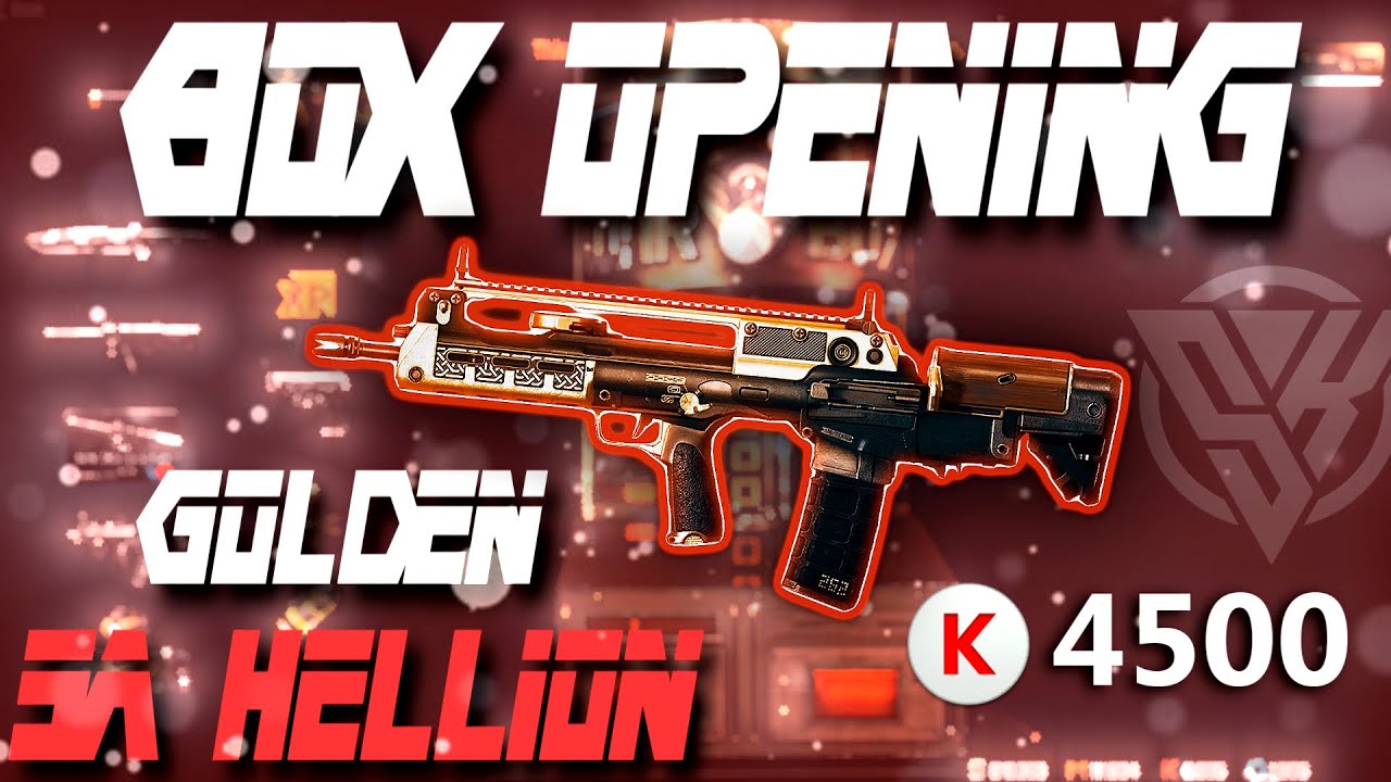 Warface | Box Opening | Golden SA Hellion (4500 Kredits)