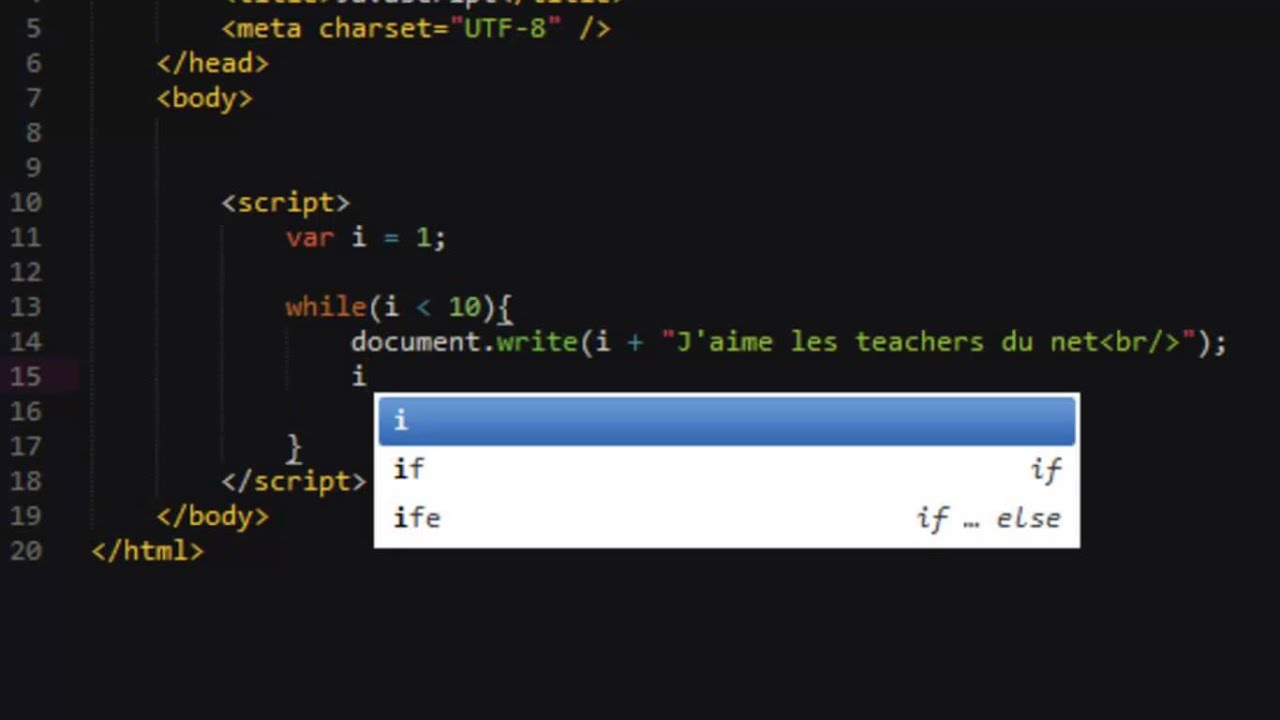 Javascript  - 23 - La boucle while