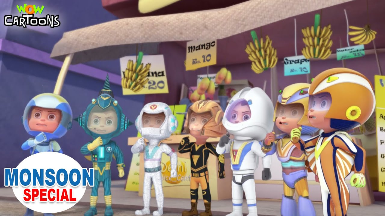 Vir Ke Seven Suit Ki Powers | Vir The Robot Boy Monsoon Special Compilation | 3D Animated Cartoon
