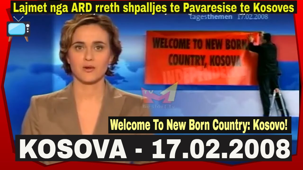 Shpallja e Pavaresise se Kosoves 2008 - Lajmet nga ARD me 17.02.2008