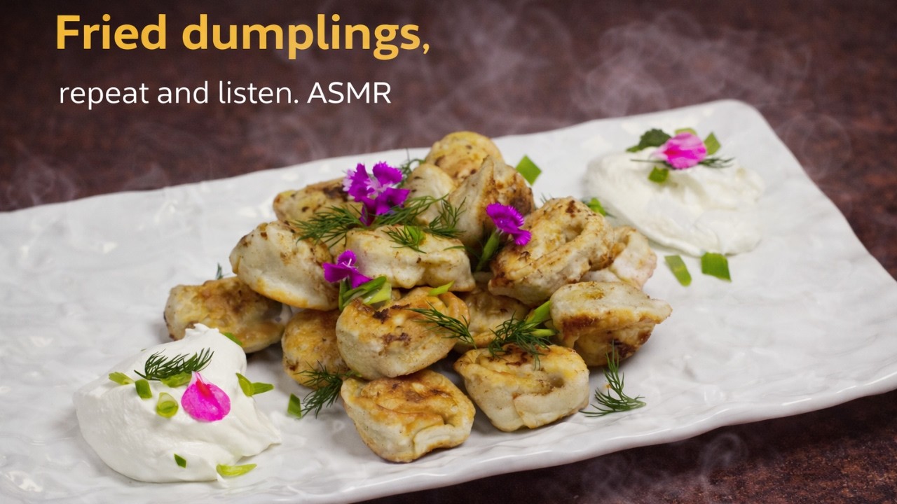 If you're going to make dumplings, this is the way to do it  ASMR cooking