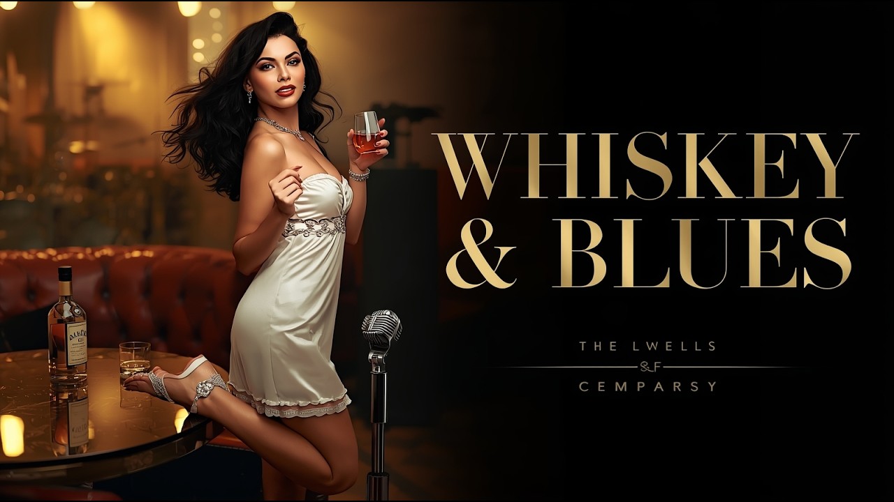 Classic Whiskey Blues 🎸 Deep Soothing Slow Blues Guitar for a Timeless Nostalgic Midnight