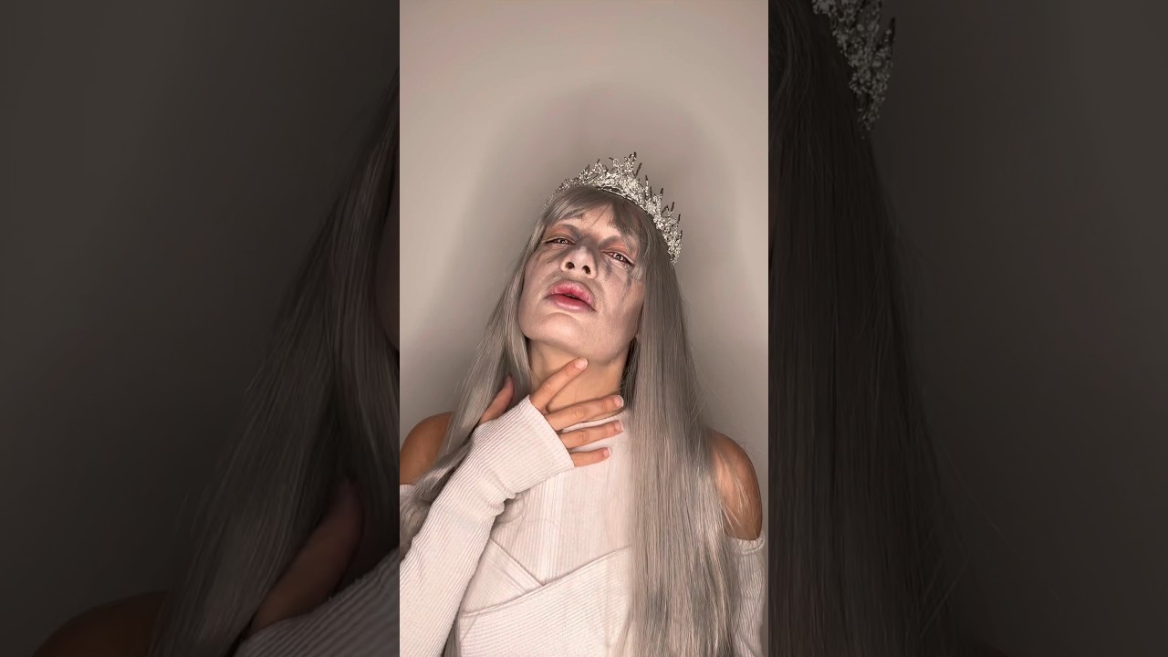 White woman 💀✨ #Transition #WhiteWoman #Halloween2023 #MakeupTransformation