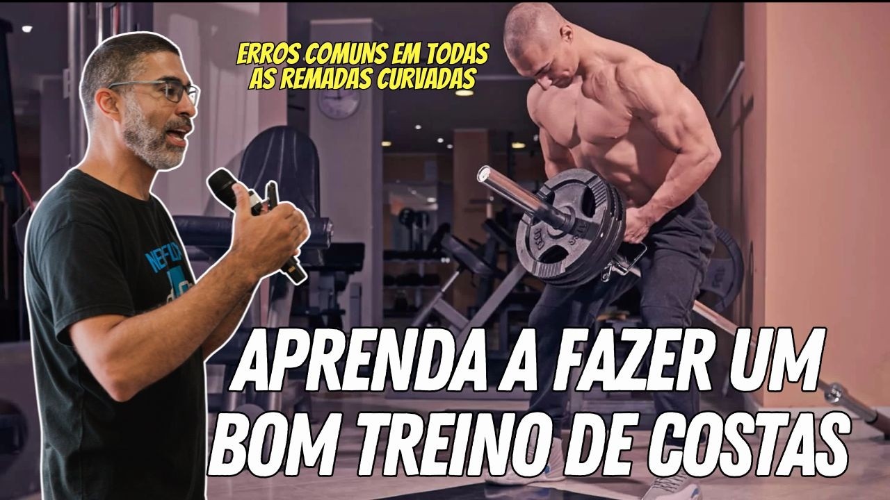 Pesquisador explica sobre remada curvada (cavalinho)