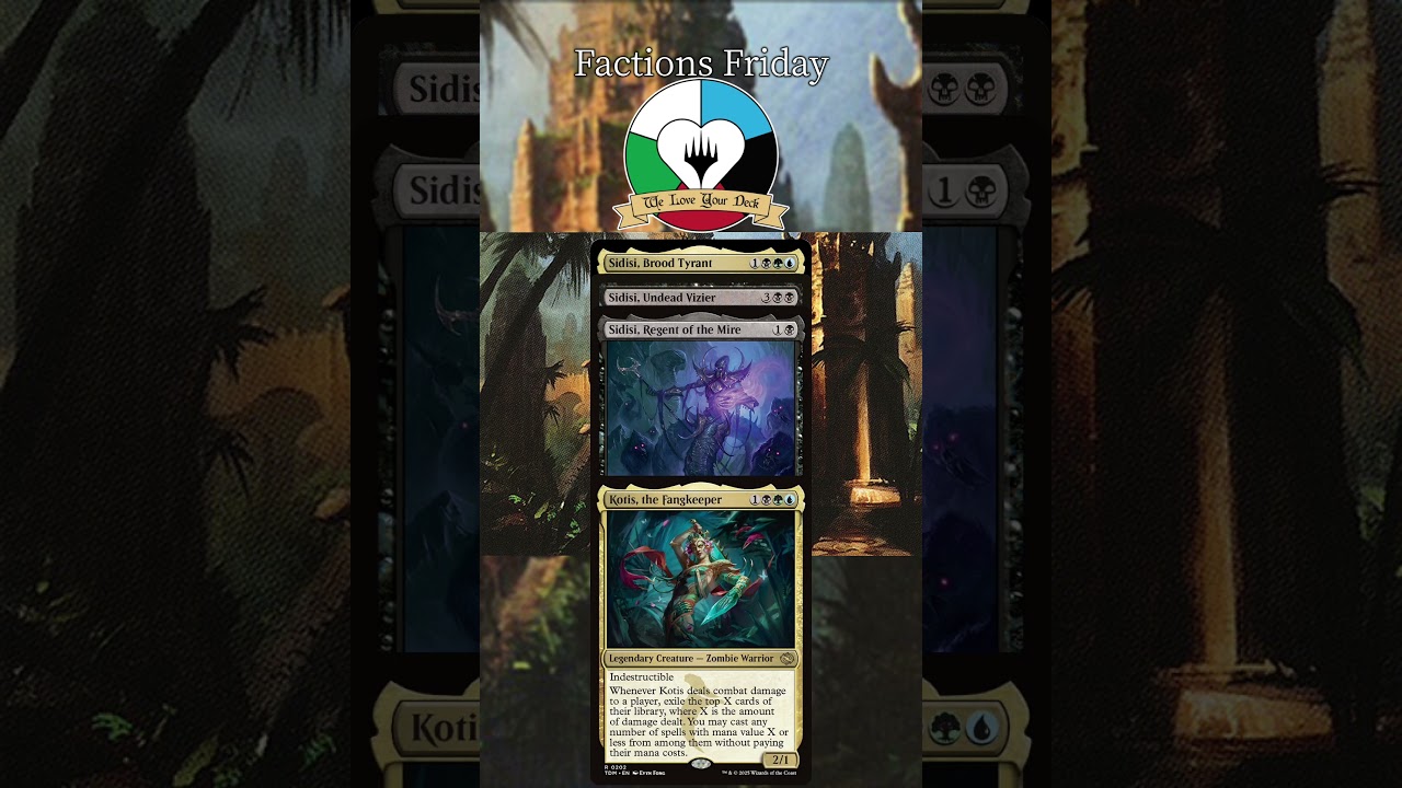 Factions Friday - The Sultai Brood #magicthegathering #edh #mtg #lore #factions #mechanics