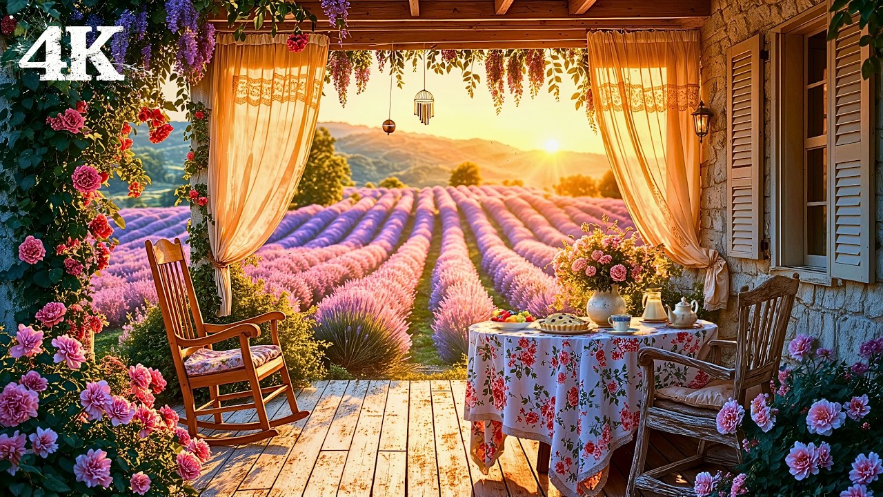 Lavender Field Cottage Veranda | Fall in Love with Life Again with Morning Birds & Wind Chimes
