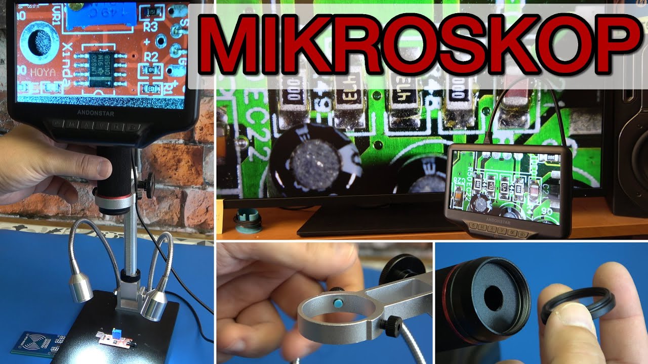 Mikroskop cyfrowy ANDONSTAR AD407. Recenzja.