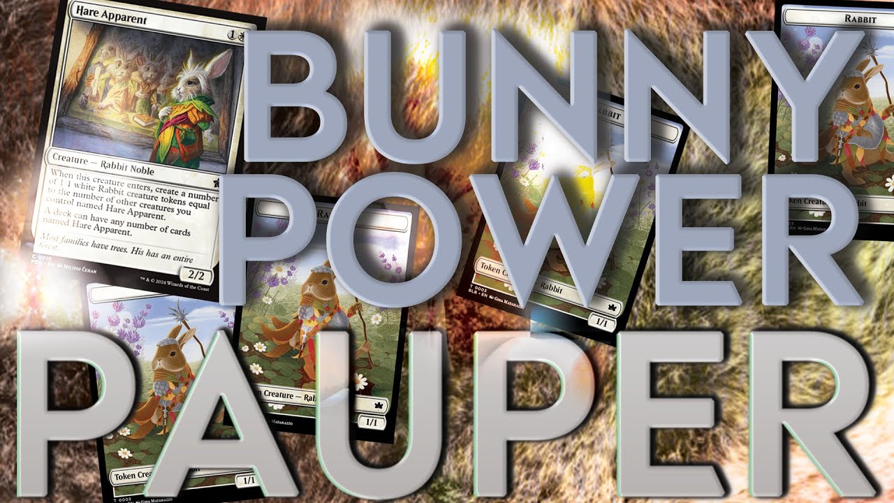 BUNNY POWER!  A cute and TERRIFYING new deck!  |  MTG PAUPER   Magic the Gathering