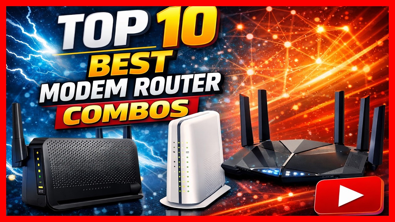✅Top 10 Best Modem Router Combos 2026