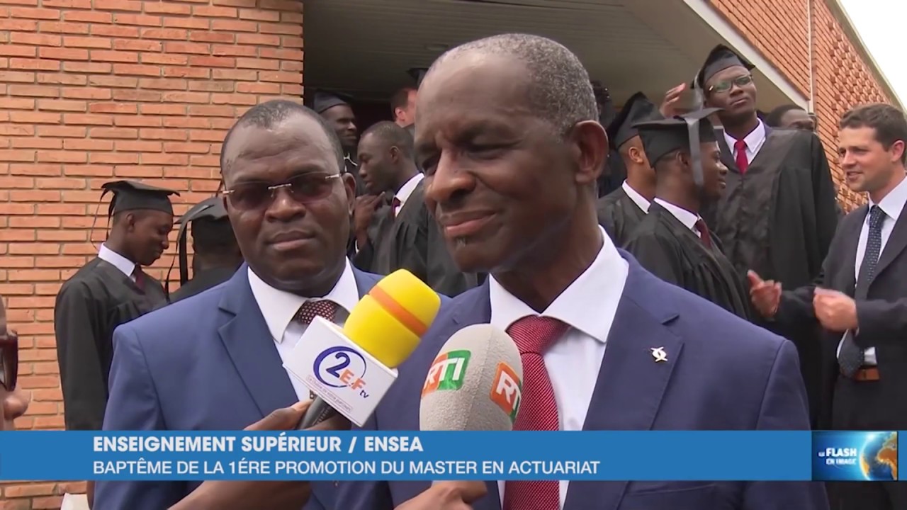 ENSEA, HEA, ISFA/ Baptême de la première promotion du Master Actuariat, le reportage de la RTI