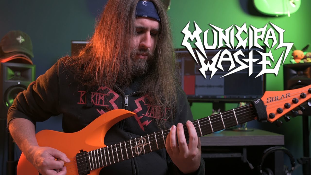 MUNICIPAL WASTE - Wolves of Chernobyl (guitar cover)