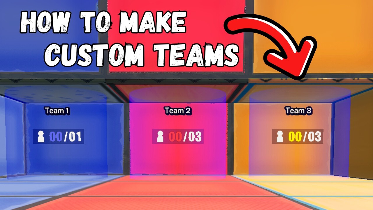 How To Make A Custom Team Selector (EASY) | Fortnite Creative