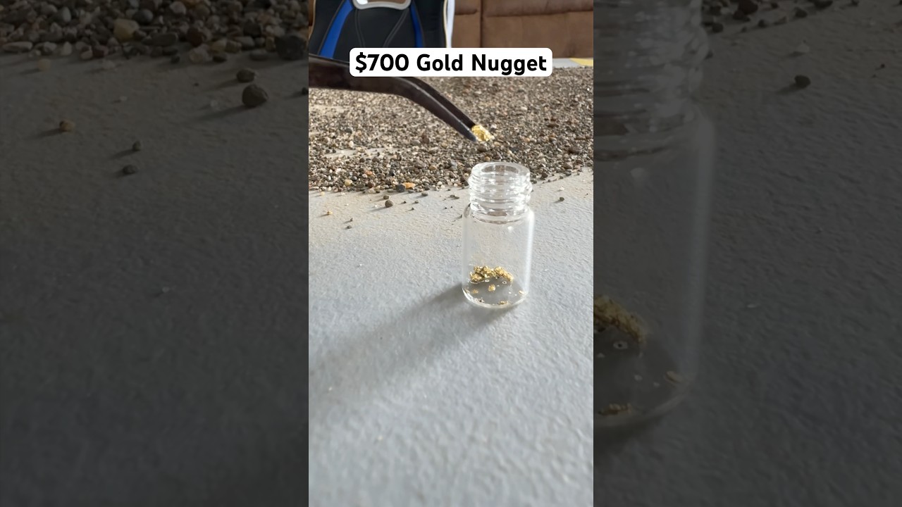 How much is my 10 Gram Gold nugget worth one year later? #shorts