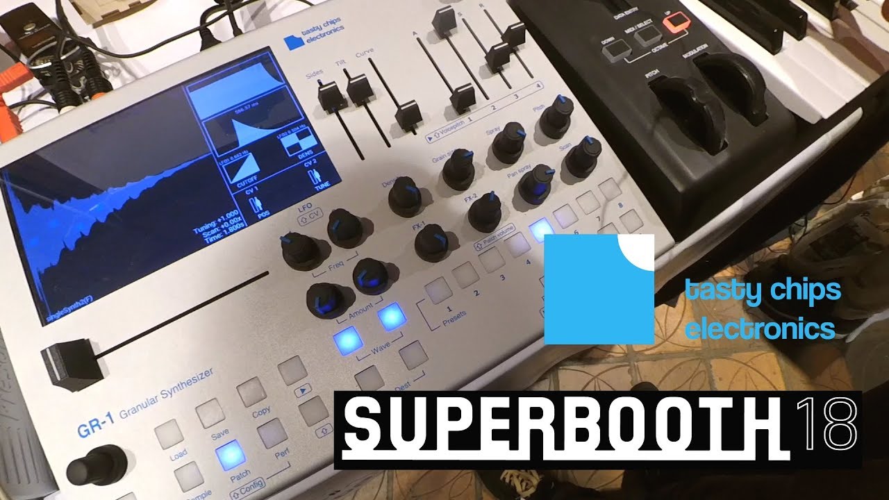 Tasty Chips Elektronics GR-1: гранулярный синтезатор  (Superbooth 2018)