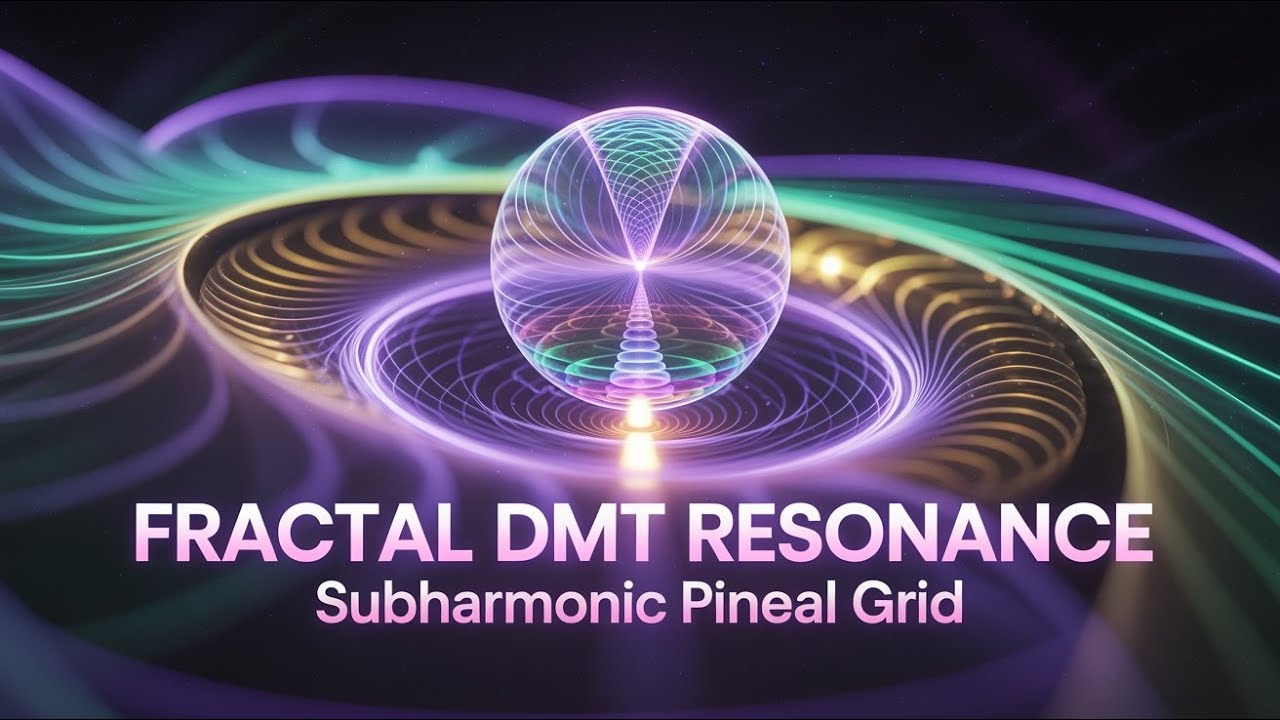 Fractal DMT Resonance | Subharmonic Pineal Grid (4-Hours)
