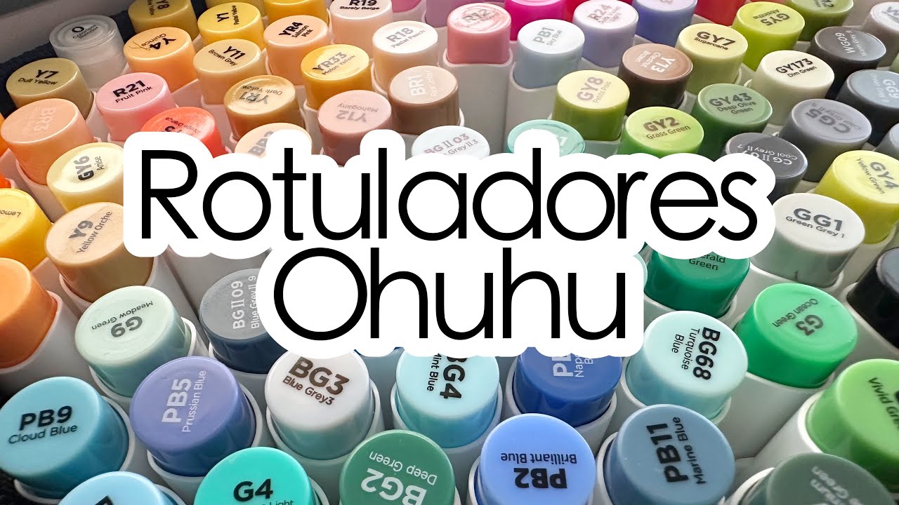 Combinación perfecta de Rotuladores al alcohol Ohuhu - Laura Inguz