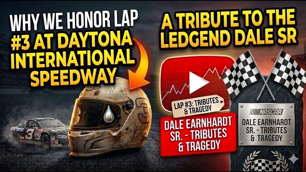 Lap #3 Tribute to Dale Earnhardt Sr at Daytona 500 - All American Race