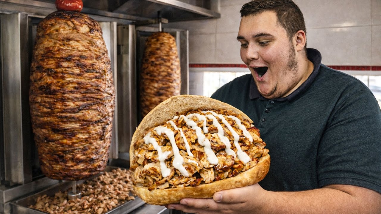 DÉGUSTATION DU GIGA KEBAB XXXL ! (J'ai jamais vu ça...)