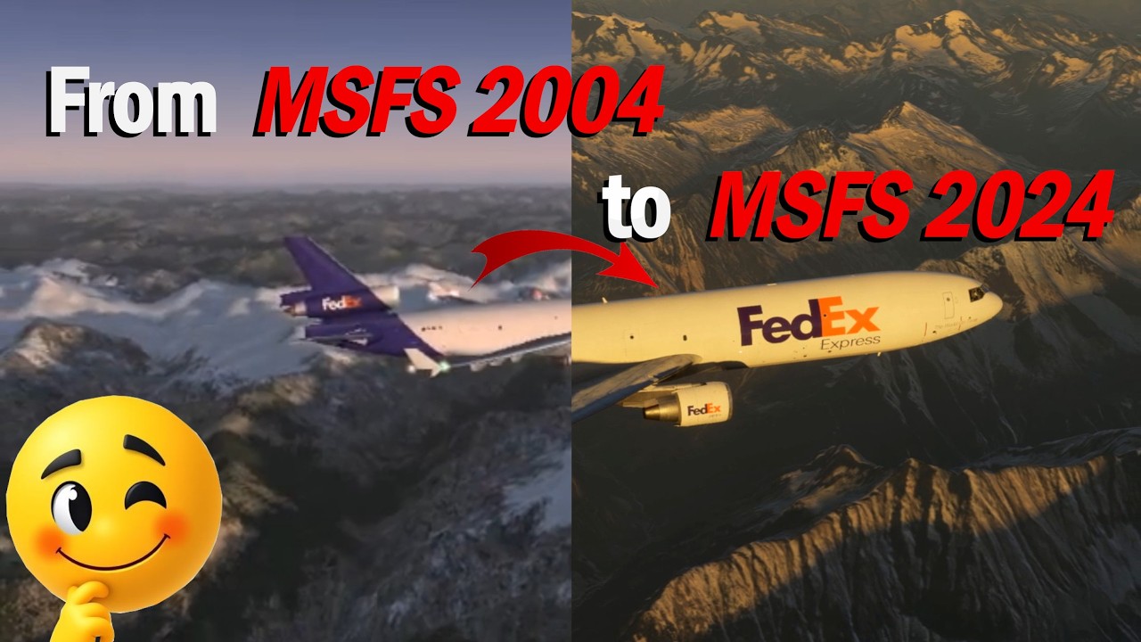20 лет спустя &mdash; Сможем ли мы воссоздать это видео из FS2004 в MSFS2024?