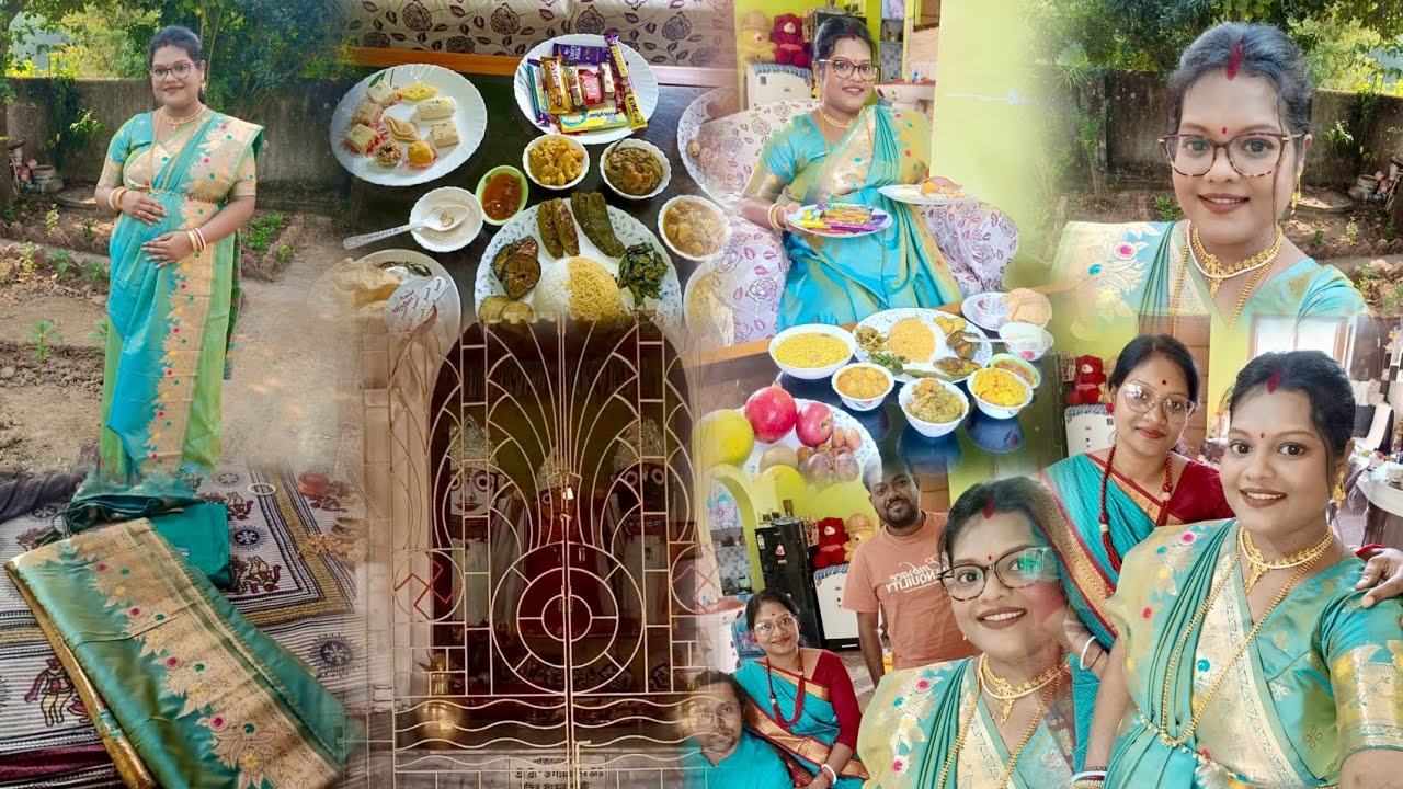 জগন্নাধ দেবের ভোগ প্রসাদ দিয়ে সাধ খাওয়া হলো🥰 আবার একবার সাধ খেলাম😋 মেদিনীপুরের জগন্নাধ মন্দির🙏 