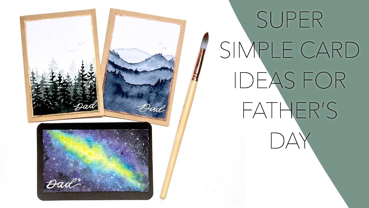 Super Simple Card Ideas For Father's Day!