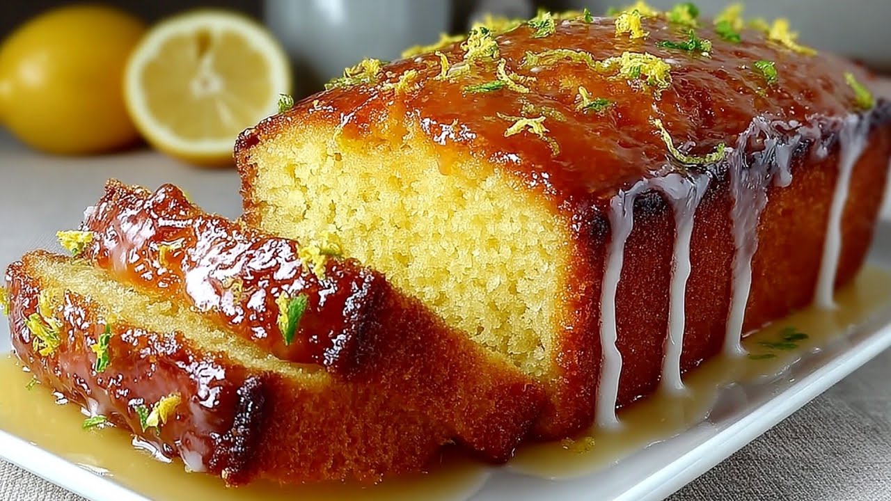 Лимонный кекс на 8 ложек 🍋, который тает во рту! Вы будете печь его каждый день!