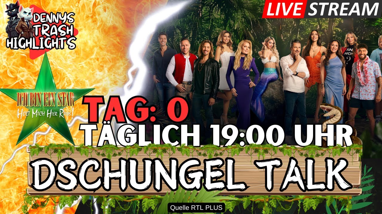 🚨 LIVE! Dschungelcamp 2026! DER EINZUG! Tag 0 #ibes