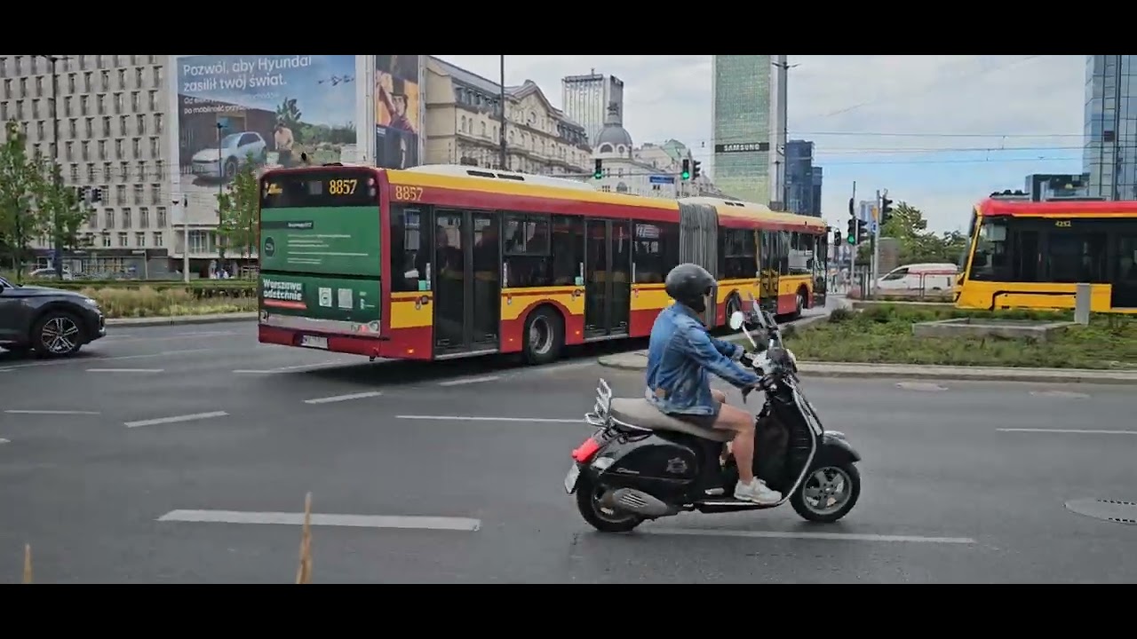 Warsaw trams and buses